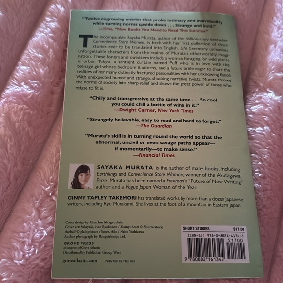 life
ceremony 
sayaka murata
Book paperback‎ - Picture 2 of 3